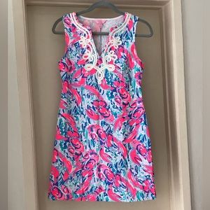 Lilly Pulitzer lobster print mini dress size XS